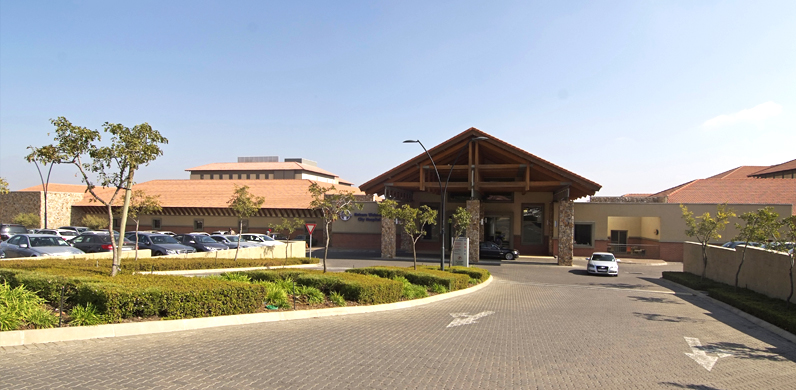 Waterfall City Hospital Main Entrance.